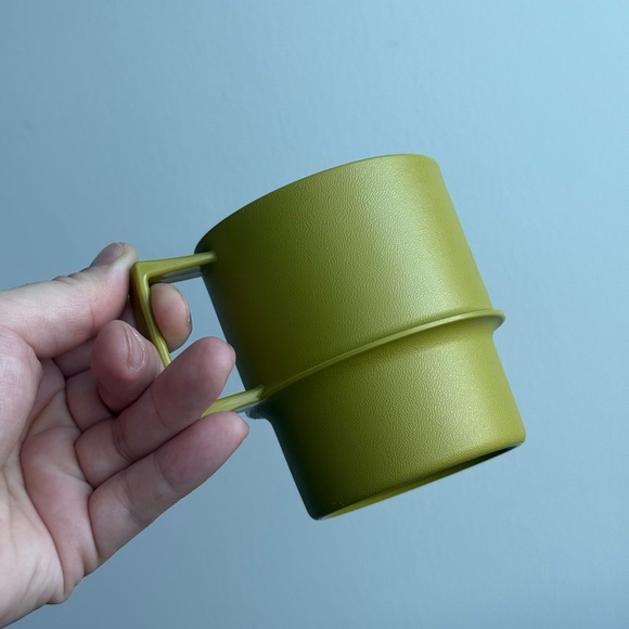 3 Vintage Tupperware 1312 Stacking Coffee Mugs 1970s Drinkware - Picture 14 of 16